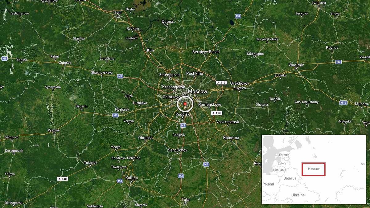 Moscow, Russia — Statement location map