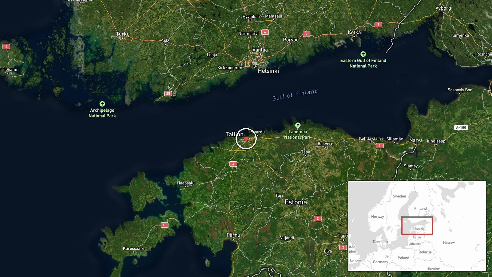 Tallinn, Harjumaa, Estonia — Drone Transit location map
