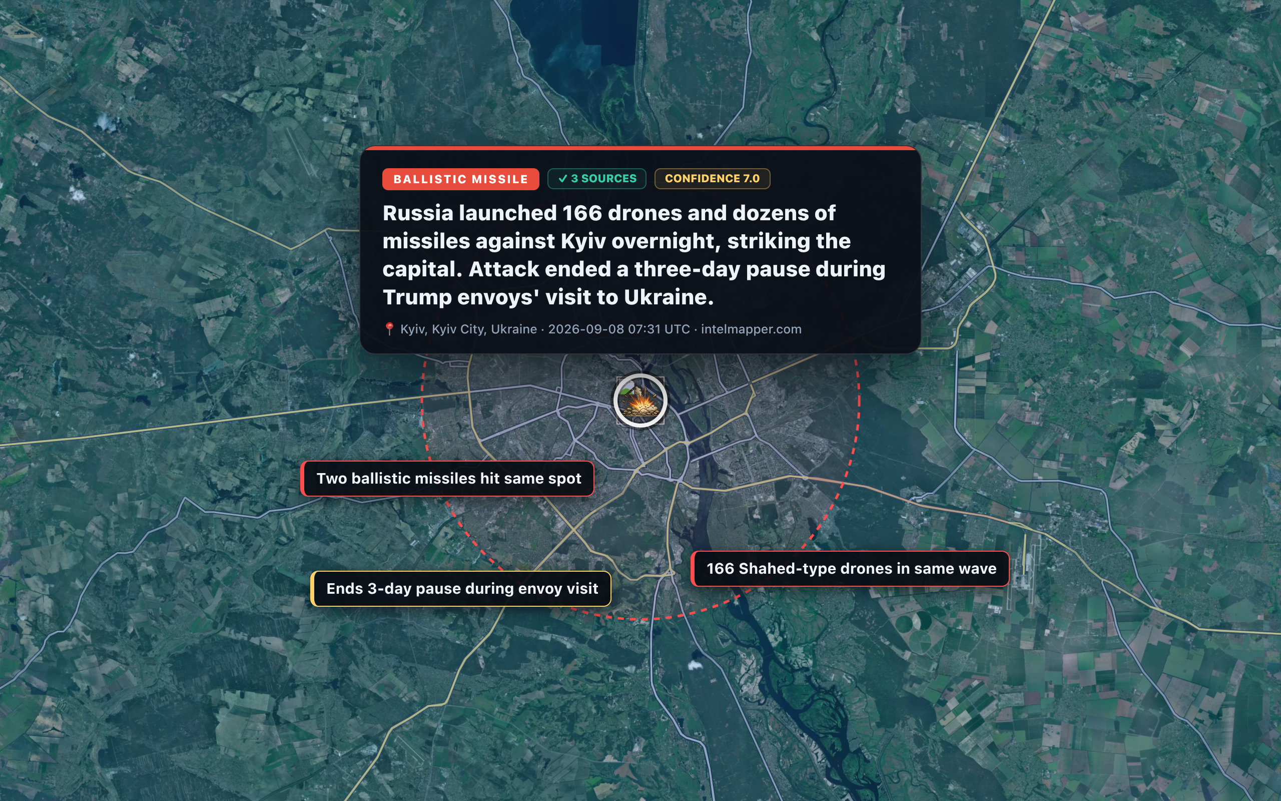 Kyiv, Kyiv City, Ukraine — annotated map